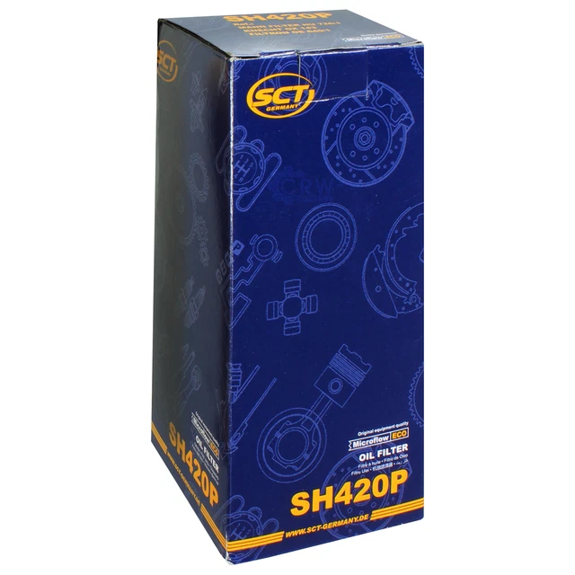 SCT Pacchetto Revisione Germania 5 L Liqui Moly 3701 Top Tec 4100 5W-40 per VW 7