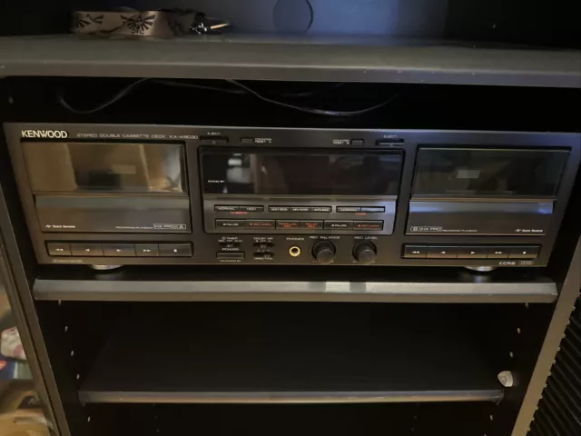 Kenwood KX W8030 Doppel Kassettendeck double Tapedeck