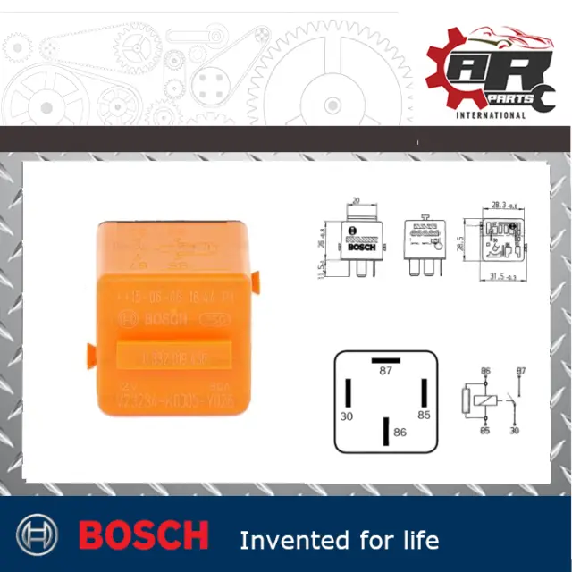Bosch Kraftstoffpumpe / Mehrzweck Relais - Passend Für BMW - Ersatz Orange