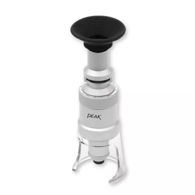 Depth Measuring Peak Stand Microscope 2008 100X Magnification,Standard Reticle