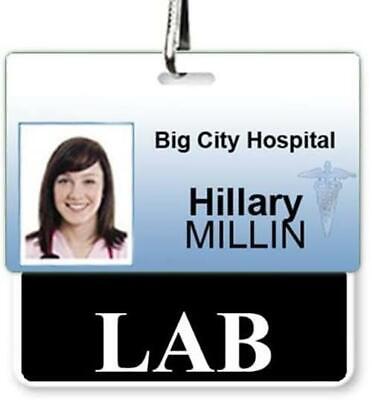 LAB Badge Buddy - HORIZONTAL - Hospital ID Card Buddies Laboratory Technicians