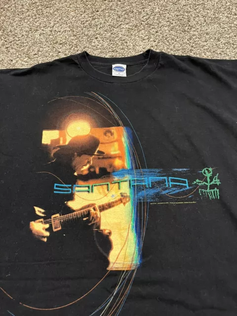 Vintage 2002 Santana ￼All Is One Tour Concert Merch T Shirt Size XL Rare Vtg