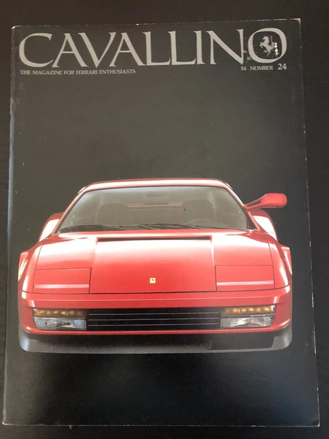 Ferrari Cavallino Magazine 24 1985 (not Brochure) F1 Book Livre Testarossa