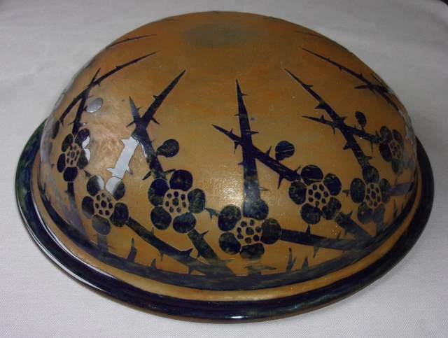 Charles Schneider Vasque de lustre lampe Le Verre Français Art Déco Art Nouveau