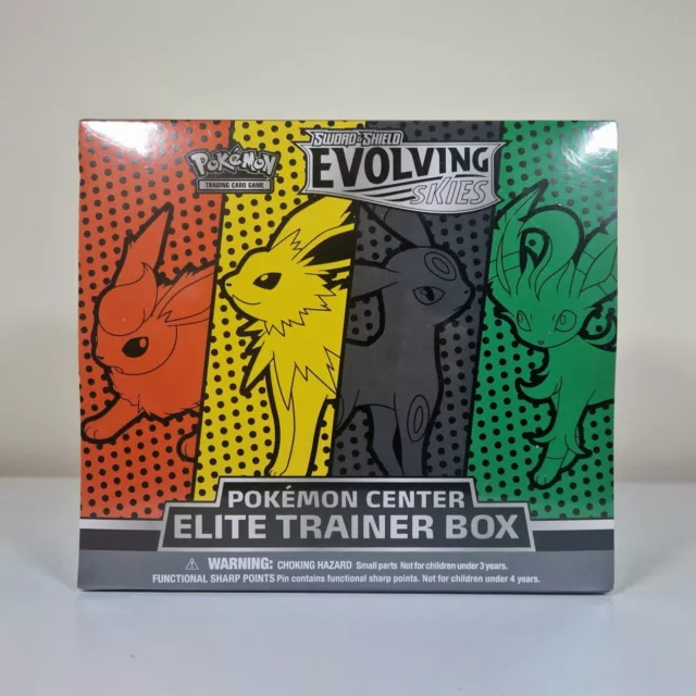 Pokemon Evolving Skies Pokemon Centre Elite Trainer Box TCG Sword & Shield