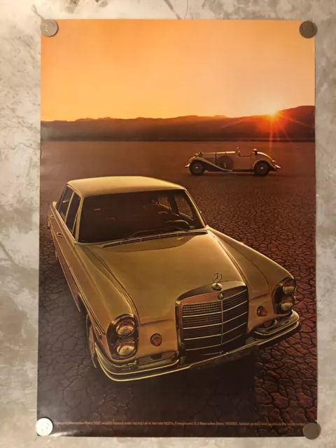 Mercedes Benz 6.3 300 SEL Sedan ORIGINAL Large Poster RARE!! Awesome L@@K