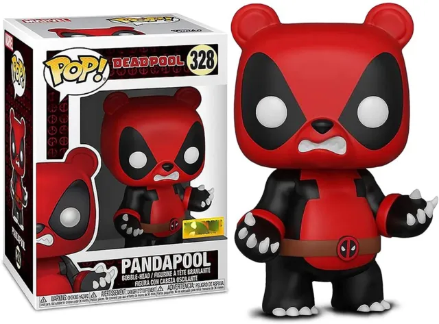 New Funko Pop! Pandapool Bobble-head Hot Topic Exclusive Deadpool #328