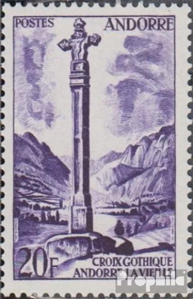 Briefmarken Andorra - Französische Post 1955 Mi 152 postfrisch
