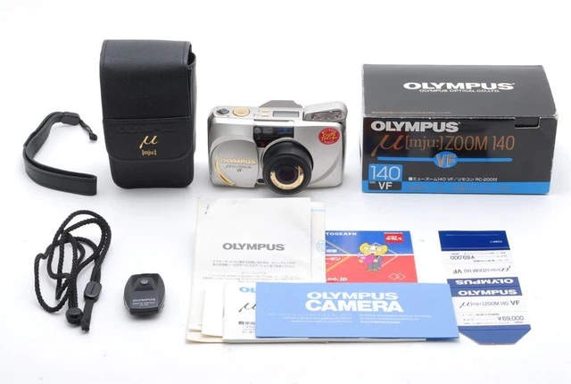 【Near Mint w/Box】 Olympus μ mju Zoom 140 VF 35mm AF Film Camera From Japan