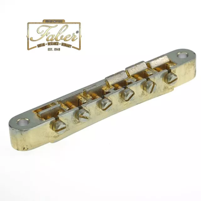 Faber ABRH-GA ABRH Bridge For Gibson® ABR-1 Aged Gold 3023-5