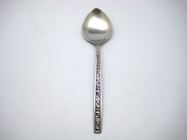 Oneida Miracle Maid Stainless Steel Sugar Spoon - West Bend Flatware 6in