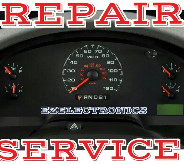 Instrument Cluster Repair Service – 1992-2003 Ford F150 F250 F350 Explorer Ranger Bronco