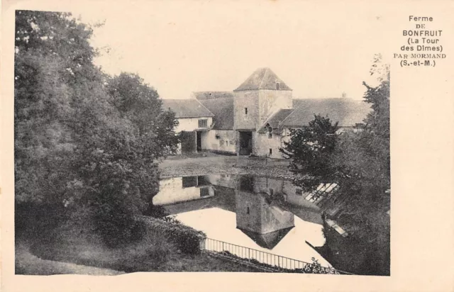 Cpa 95 Ferme De Bonfruit La Tour Des Dimes