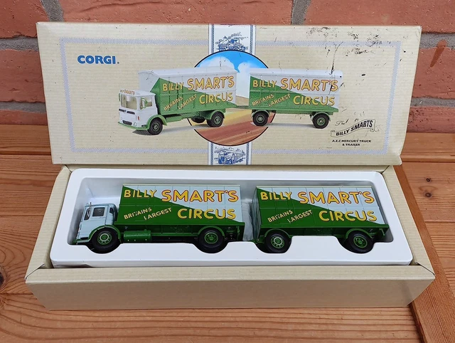 Camion Corgi Billy Smarts Circus - Mercury Truck & Trailer 97891 - Édition Limitée