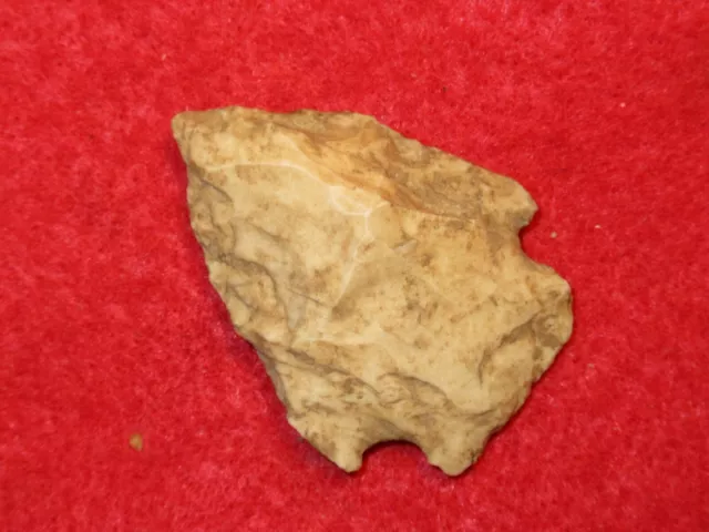 Authentic Native American artifact arrowhead Missouri Afton point Z1