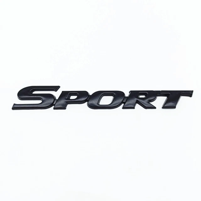 Car Rear Trunk Body Side Door Emblem Badge Bumper Sticker Metal Sport Logo Decal