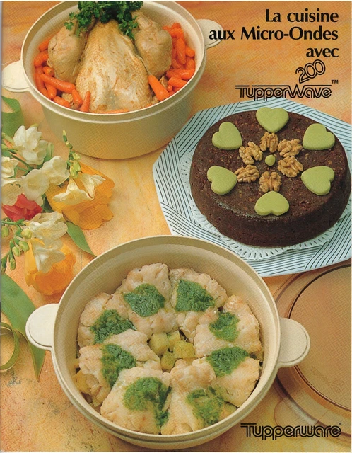 Lot Tupperware Vintage - Ami Cuisine D21 : Mesures, Passoire, Entonnoir, Séparateur