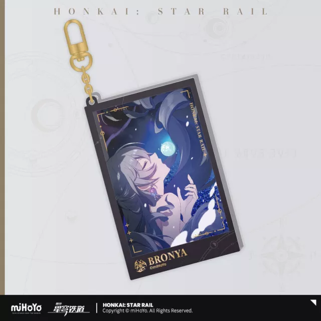 miHoYo Honkai: Star Rail Bronya Keychain Quicksand Acryl Countdown to departure