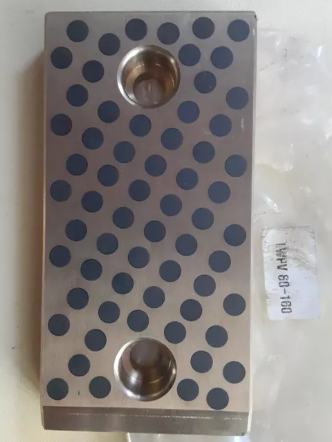 BRONZE   Plated Graphite SELF LUBRICATING Oil-Free Slide Wear Plate 80-160
