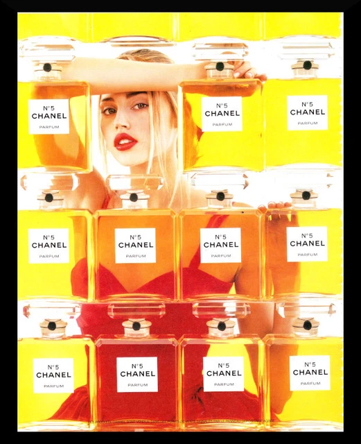 PRINT AD " Parfum N° 5 CHANEL " Original  90's  PUBLICITE  /  PUB