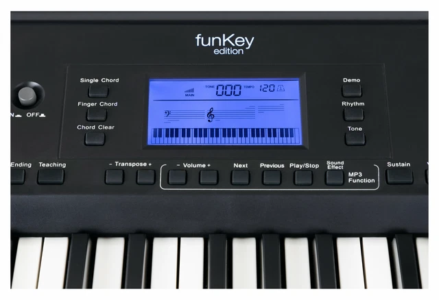 Piano Electrique Clavier Numerique Synthetiseur 61 Touches Banc Support USB Mp3 4