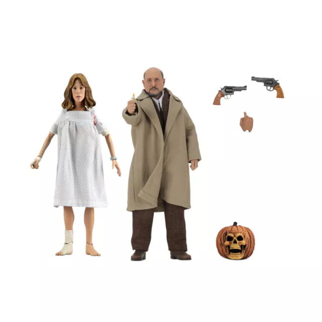 NECA Halloween 2 Dr. Loomis and Laurie Strode (1981) 8-Inch Action Figure