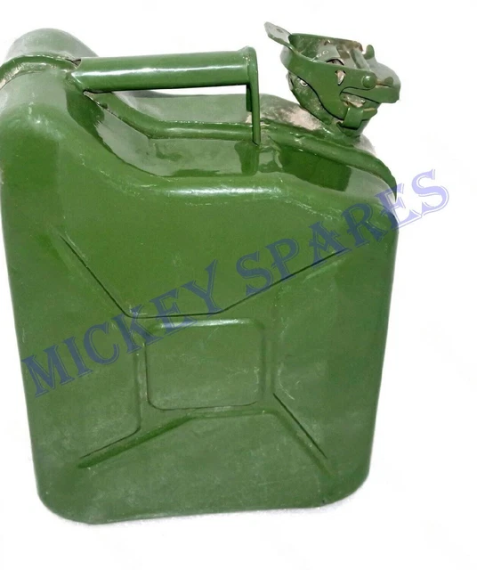 Bidon Acier Vert Couleur 10 L Pour Ford Willys Jeeps Auto