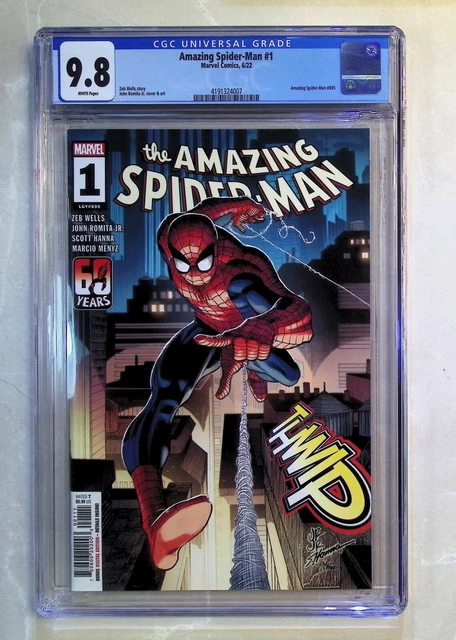 Amazing Spider-Man #1 (2022 Marvel Comics) 1st Print CGC 9.8