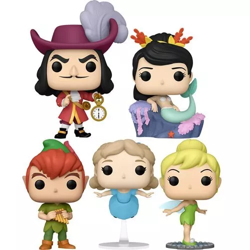 Funko Pop!: Disney Peter Pan 70th  Complete Set of 5