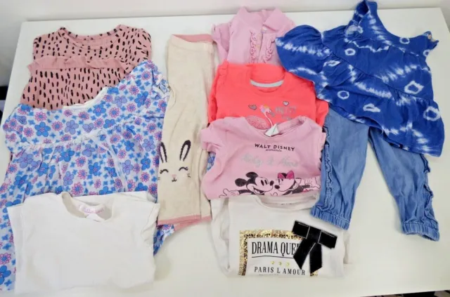 Baby Girl Lot Clothes 6-9 Months Bundle Dress Tops Jeans Ralph Lauren Disney