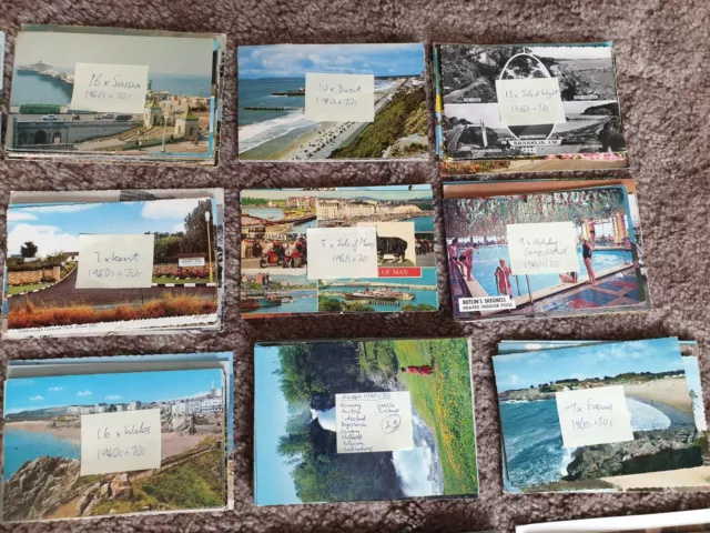 Postcards Job Lot Vintage UK/Foreign Topographical & Subject 1960's-2000's 3