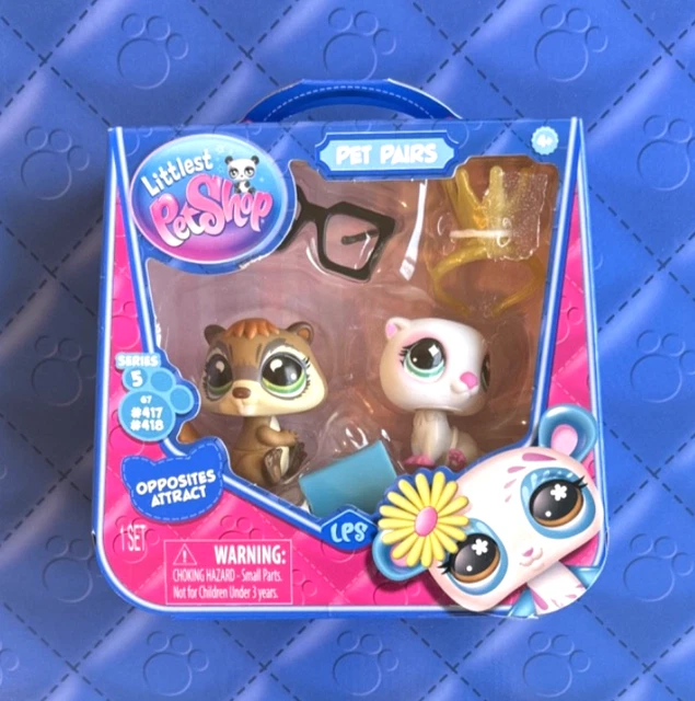 Littlest Pet Shop HASBRO - Lot 3 : Mouette, Requin Jaune, Loutre - G7