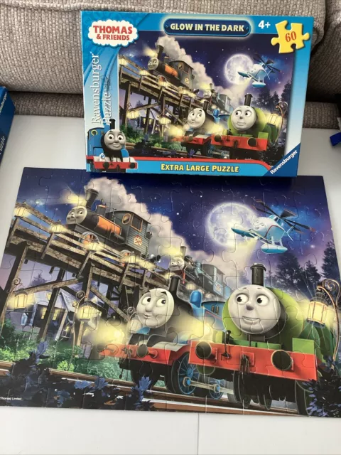 Thomas And Friends Ravensburger Jigsaw Puzzle 60pc, Glow In The Dark 4+ COMPLETE