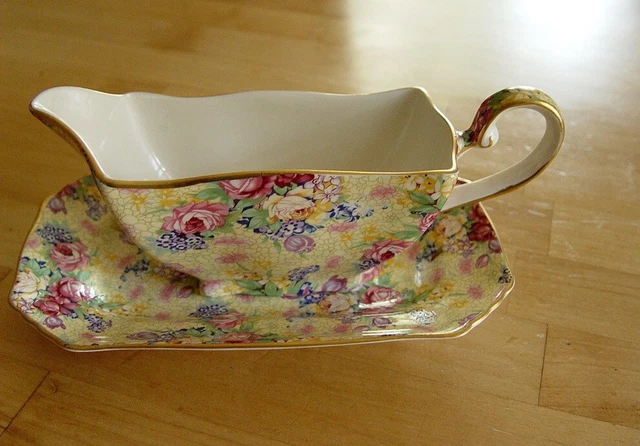 Royal Winton Grimwades Welbeck Gravy Boat & Underplate