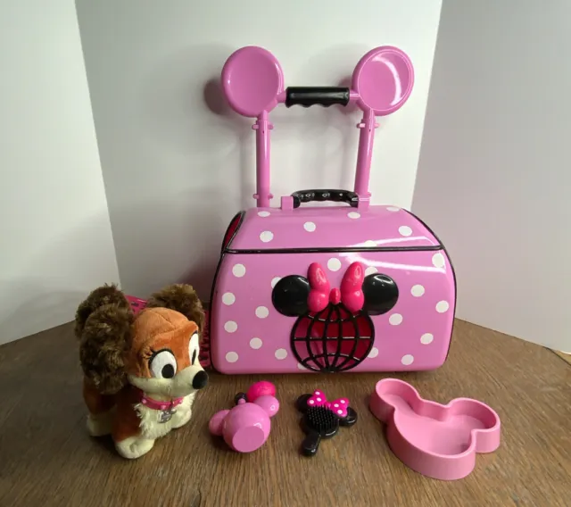 Disney Minnie Mouse Popstar Pet Carrier Exclusive Set Includes Fifi Plush Dog
