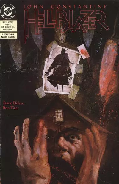 HELLBLAZER #24 F/VF, John Constantine, DC Comics 1989 Stock Image