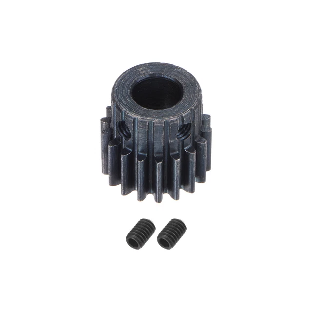 1Mod 18T Pinion Gear 8mm Bore Hardened Steel Motor Rack Spur Gear with Step