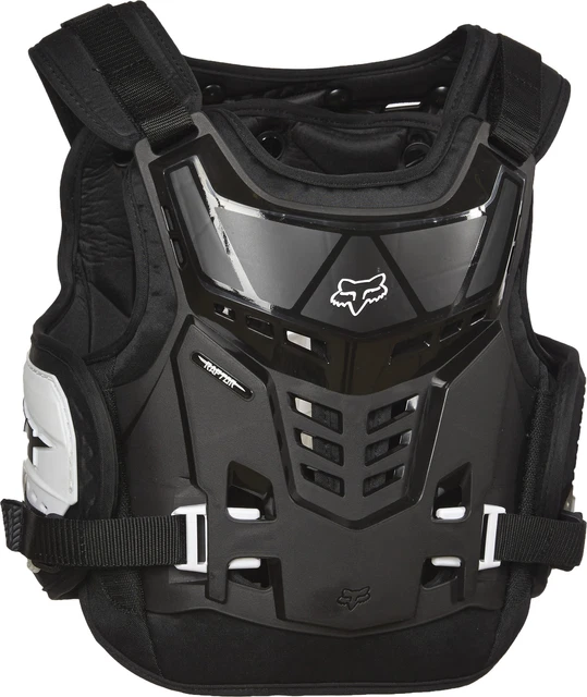 Fox Racing Raptor Proframe LC CE Youth Chest Protector Black/White
