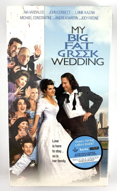 MY BIG FAT Greek Wedding (VHS, 2002) Brand New Sealed