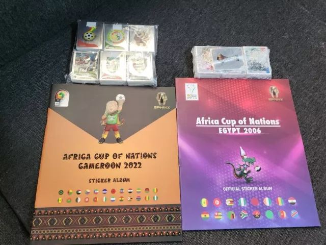 Sphinx African Cup of Nations ( 2022 + 2006 ) 2  Full set & 2  albums