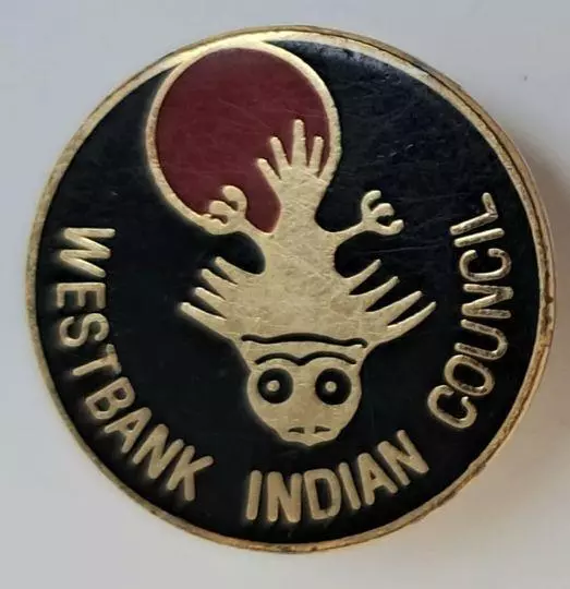 Westbank Indian Council Enameled Pin Okanagan British Columbia Canada