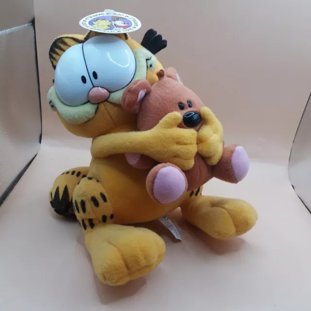 Garfield Vintage with Pooky Cat & Bear Plush Soft Toy H23