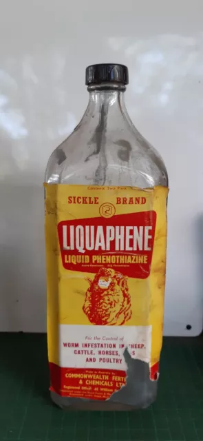 Vintage stock drench bottle LIQUAPHENE