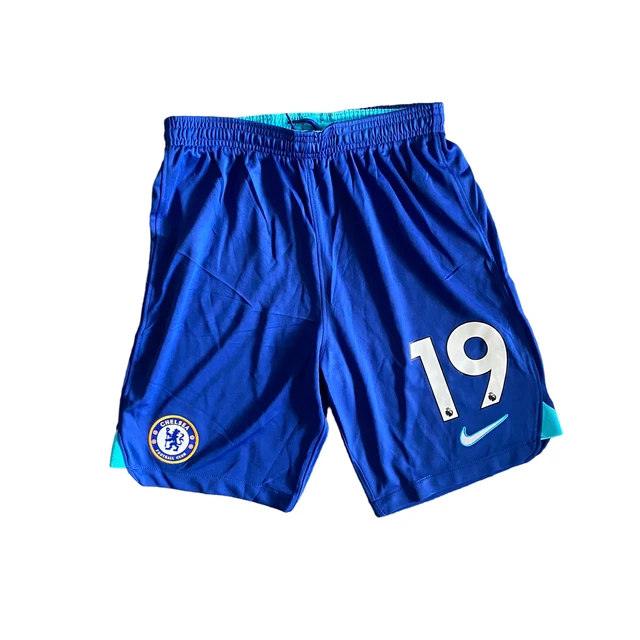 Pantaloncini da calcio Chelsea per bambini (taglia 12-13y) Nike Home - No. 19 - Nuovo