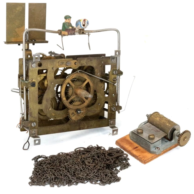 Cuckoo Clock Movement 30 Hour Musical Movement w/ Music Box and Bird - DW135
