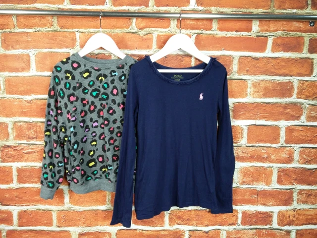 Girls Bundle Age 6-7 Years Ralph Lauren Next Jumper Long Sleeve T-Shirt 122Cm