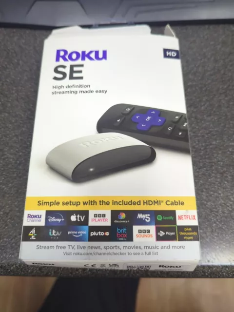 Roku SE HD Lettore streaming con cavo HDMI ad alta velocità