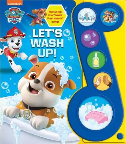 Nickelodeon PAW Patrol: Let's Wash Up! Sound Book (Libro de cartón)