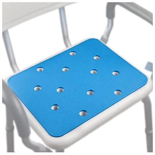 Bath Chair Pad with Adhesive Backing Non Slip Shower Seat Mat, Textured Surface