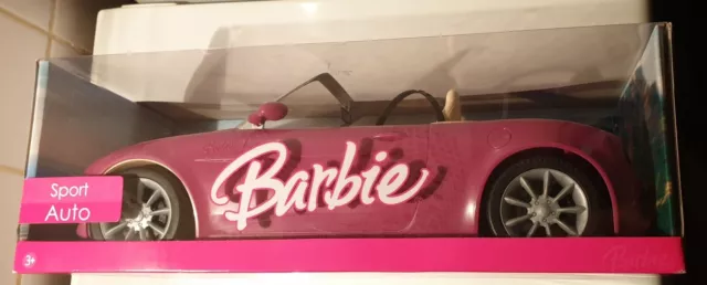 Barbie Convertible Car Purple Pink 2006 K8665 17x7 MIRRORS Ken Dolls Beach NEUF